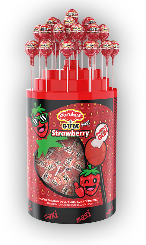 Durukan GUM slider strawberry silindir