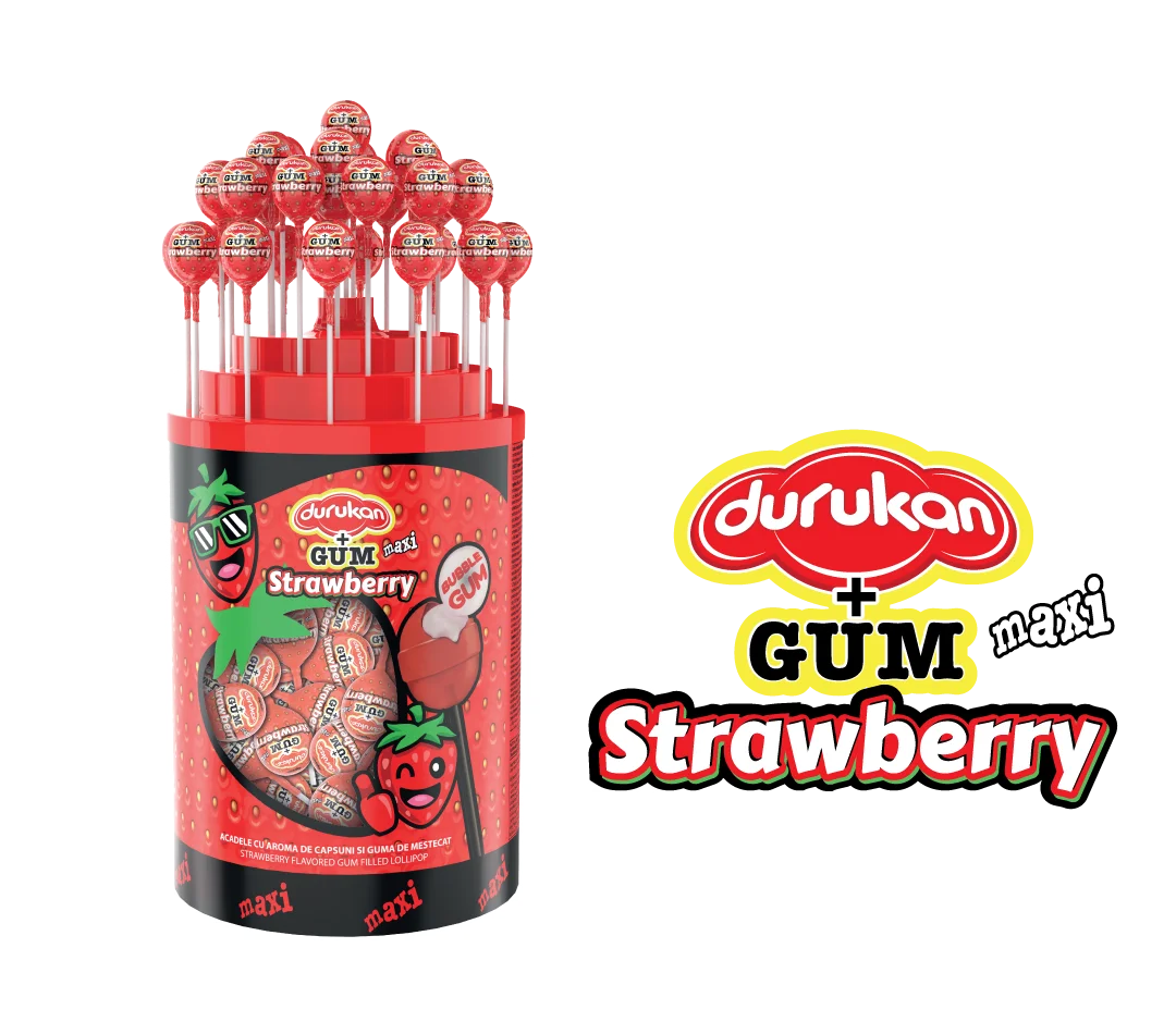 durukan gum maxi strawberry 1