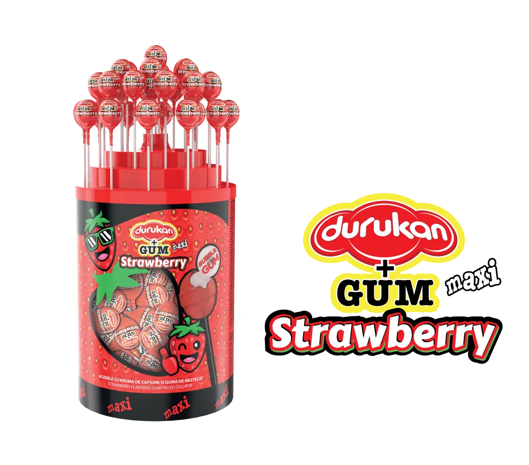 durukan gum maxi strawberry